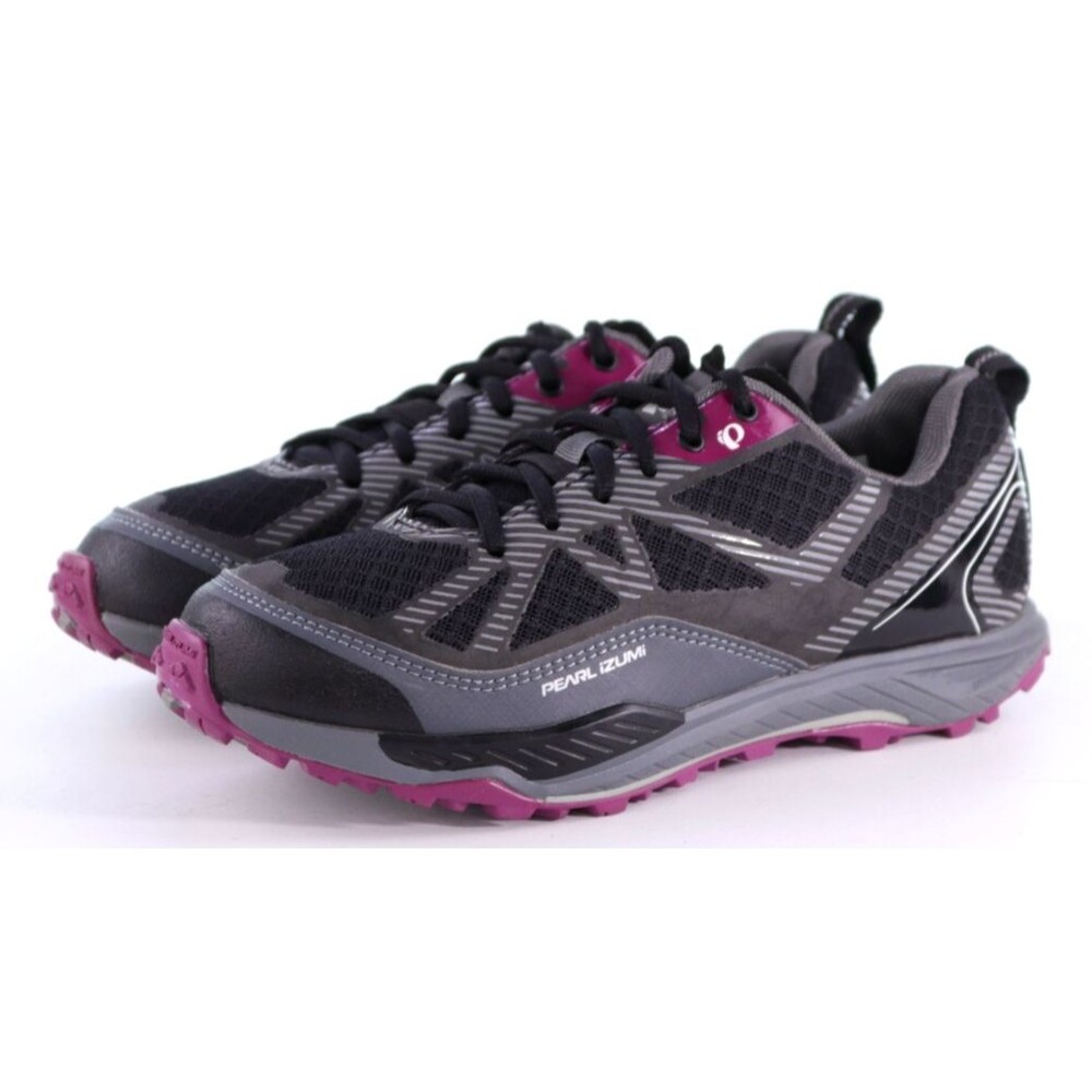 Pearl Izumi X-ALP Seek VIII Women's Cycling Shoes Size EU 40 US 8 Black Gray EUC